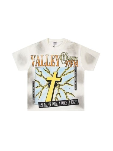 Vintage Cross  A Voice of Light  Distressed Wash T-Shirt 29027203