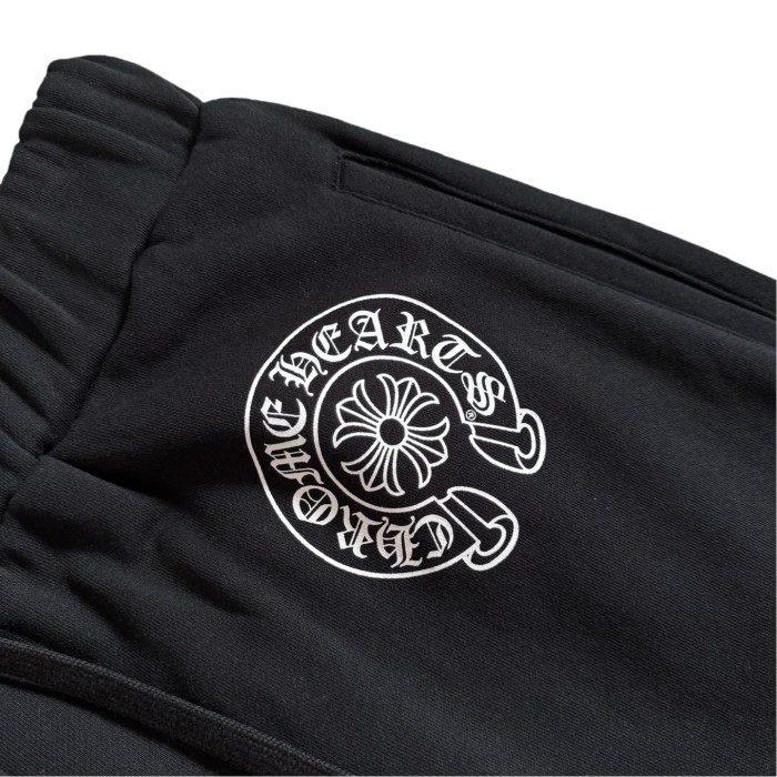 1:1 quality version Side Sanskrit letter printed fleece sweatpants 28751652