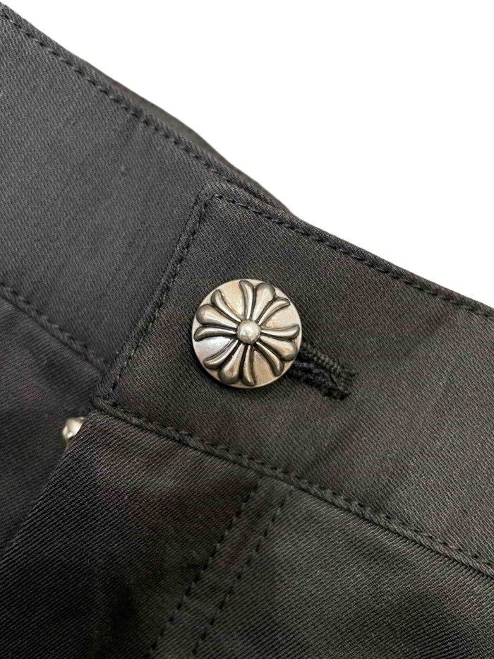 1:1 quality version Sterling Silver Cross Patch Wide-Leg Cargo Pants 28937967