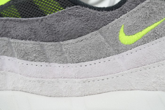 [plus-size shoes] 1:1 quality version Air Max 95 Og Reverse Neon Grey Black Running Shoes 28969455