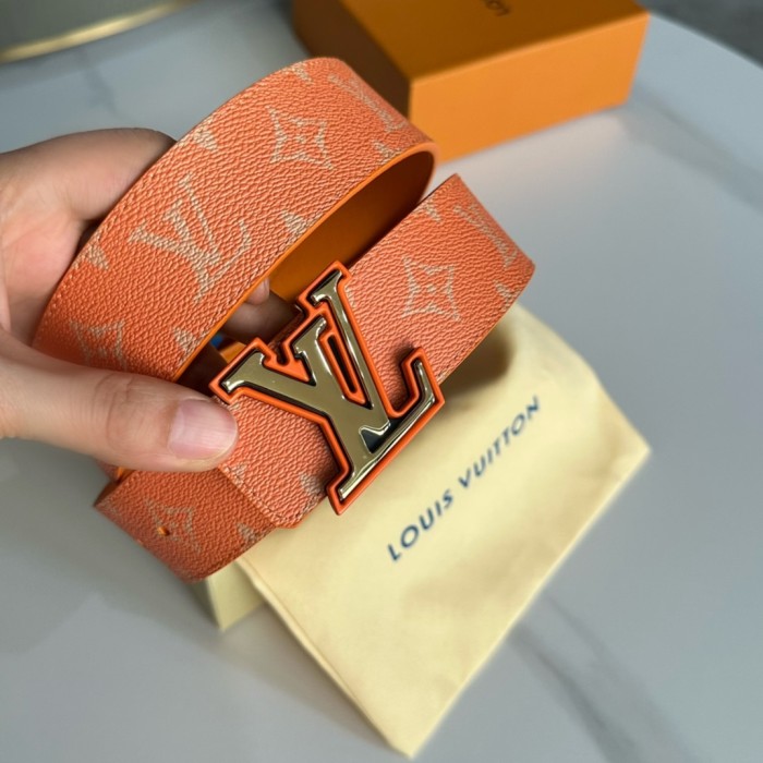 1:1 quality version 28197155 Two-Tone Monogrammed Buckle Belt 14 colors