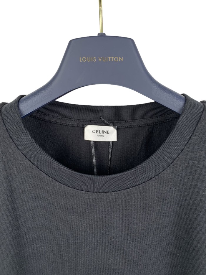 1:1 quality version Embroidered Logo Tee 3 colors 28750250