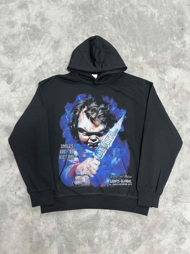 Vale Forever SAINTS GLOBAL Printed Hoodie