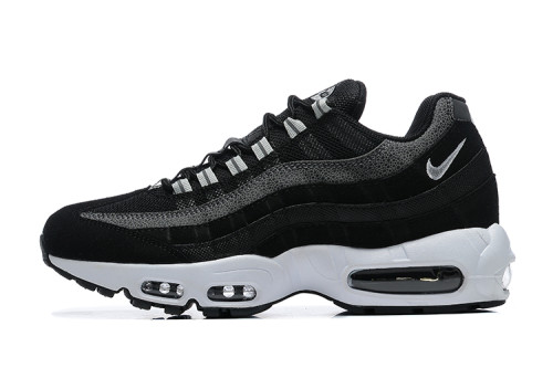 [plus-size shoes]Air Max 95 Black White Gradient Safari Print Running Shoes 29066651