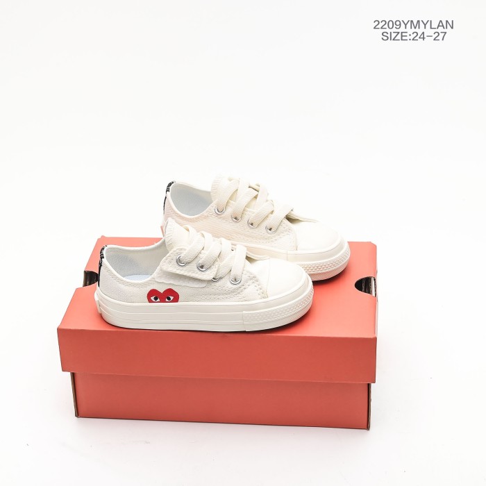 Co-branded love  velcro high/low Top board shoes for kids 4 colors