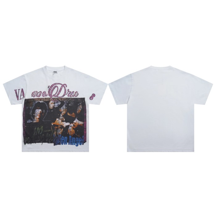 Vale Forever Blindfolded Burned diamond Printed Washed Version Tee 2 colors