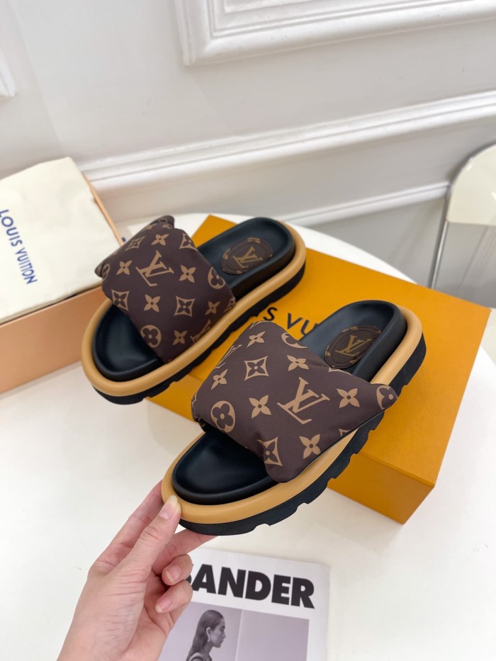 1:1 quality version 3D Logo Floral Velcro Sandals 10 colors 28661452