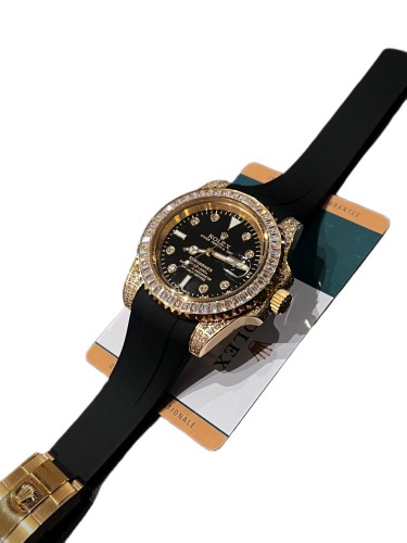 Custom Edition Luminous Numerals and Natural Zirconia Inlay  Mechanical Watch 7 colors【Dial diameter：40mm 】28764723