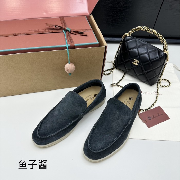 1:1 quality version Summer Walk Double-Layer Cowhide Flat Shoes 15 colors 28700726