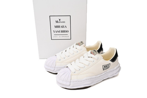 1:1 quality version M@ison Mih@r@ Blakey OG Sole Canvas Low White A08FW735 NO.763