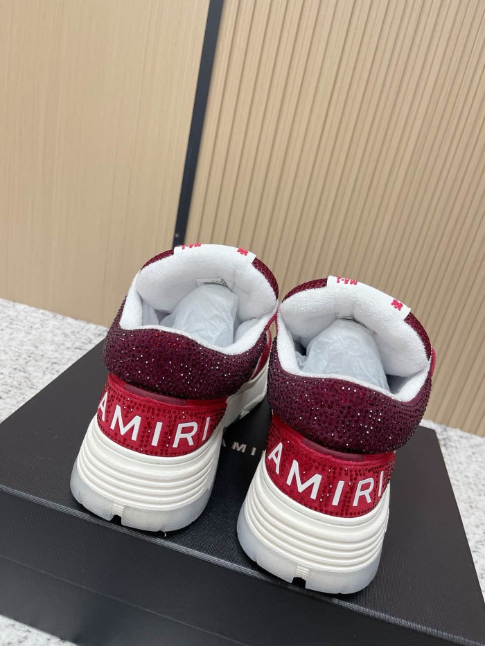 1:1 quality version Colorblocking full rhinestone low top thick bottom sneakers 8 colors 27632830
