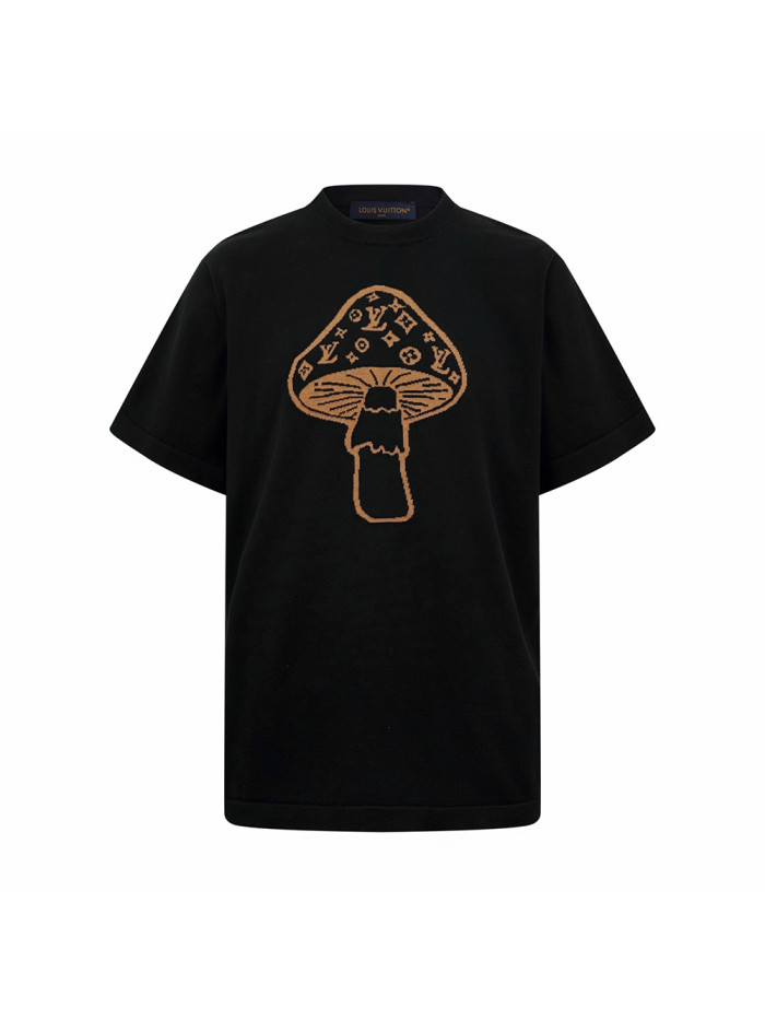 1:1 quality version Mushroom Embroidered Logo tee 28757629