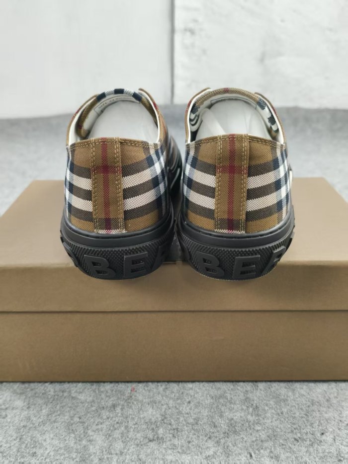 1:1 quality version Plaid canvas shoes 9 colors