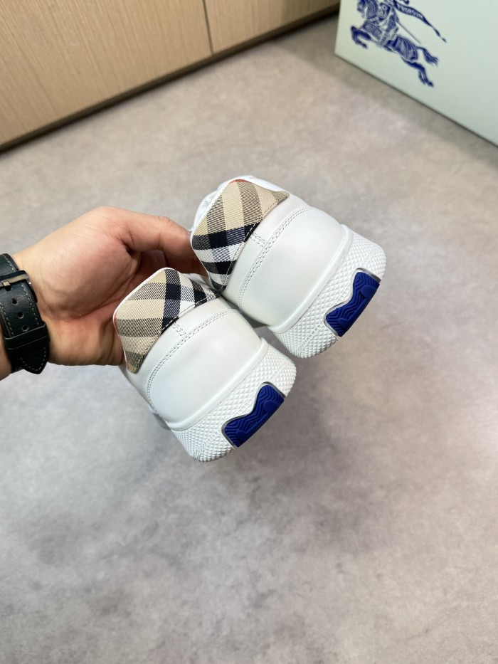 1:1 quality version Leather Plaid Patchwork Shoes 6 colors 28470989