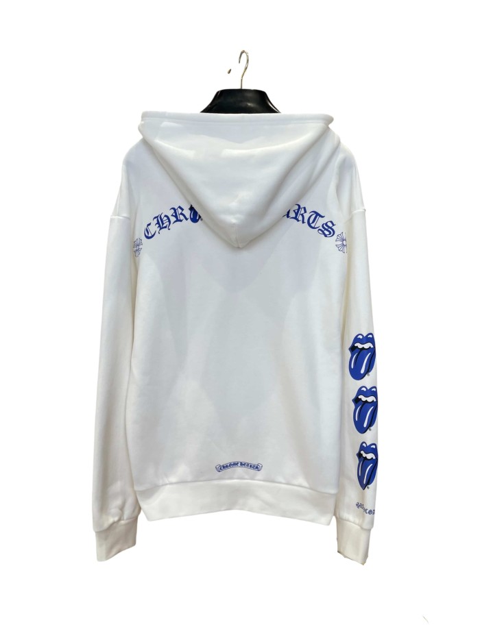 1:1 quality version Gothic Letter Big Tongue Print Zip Up Hoodie 28968648