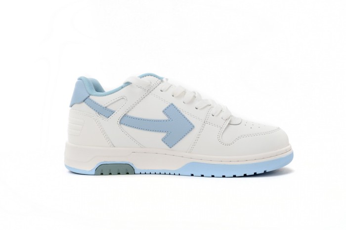 OW Out Of Office OOO 30 MM Low Tops White Light Blue OMIA189C99LEA0010145