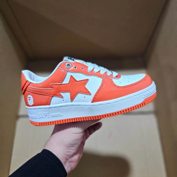 [buy more save more]  Colorblocked Lightning Stars Patent Leather Low Top Board Shoes 16 colors