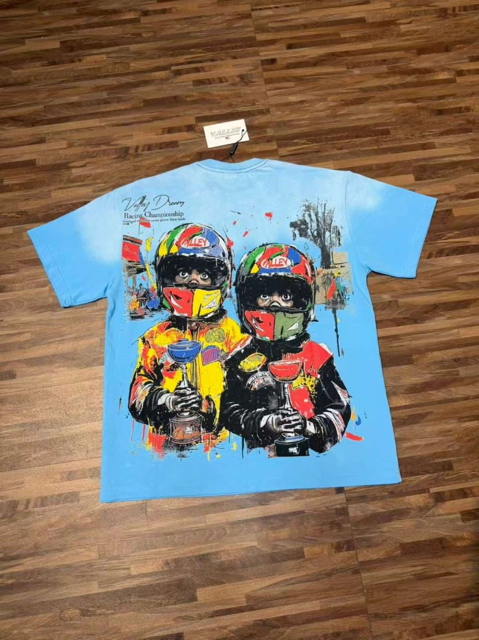 Racing Helmet Kid Print Washed Tee 2 colors 29047380