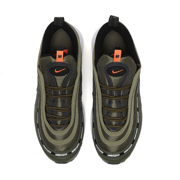 Air Max 97 Olive Green Black Undefeated Logo Tape Full-Length Air Cushion Sneakers 29062824