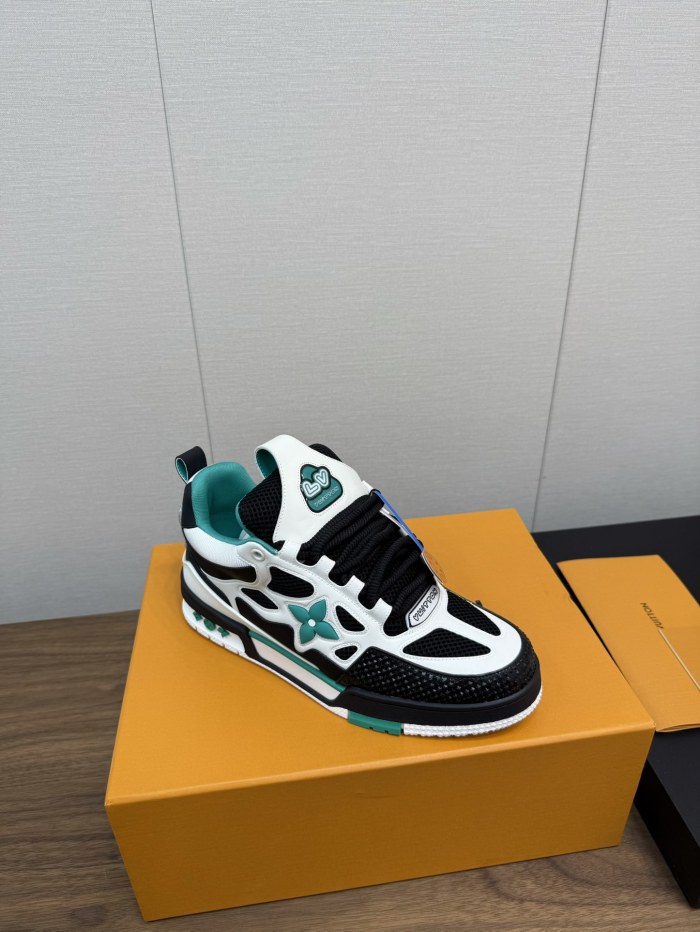 1:1 quality version 27922079 Colorful Floral Logo Sneakers 3 colors
