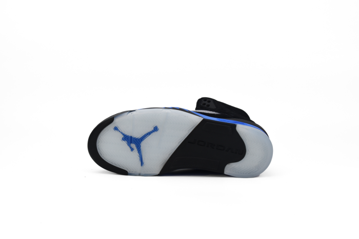 [plus-size shoes] 1:1 quality version Jordan 5 Retro  Racer Blue  Suede & Mesh Basketball Shoes 29035246
