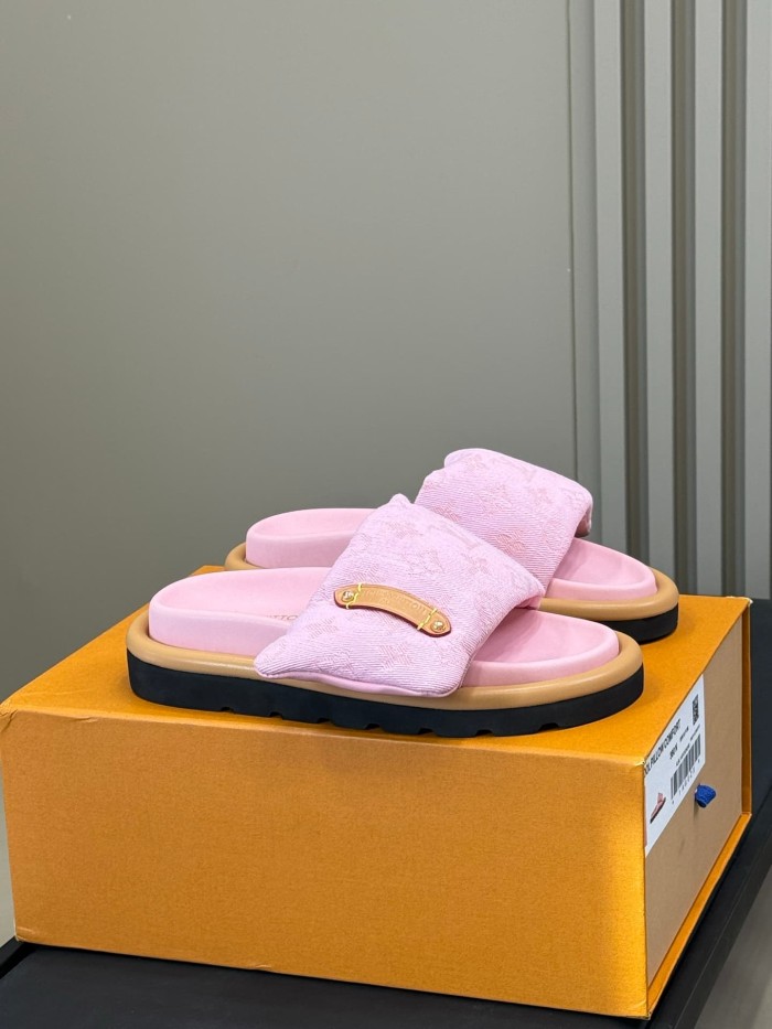 1:1 quality version 3D Logo Floral Velcro Sandals 10 colors 28661452