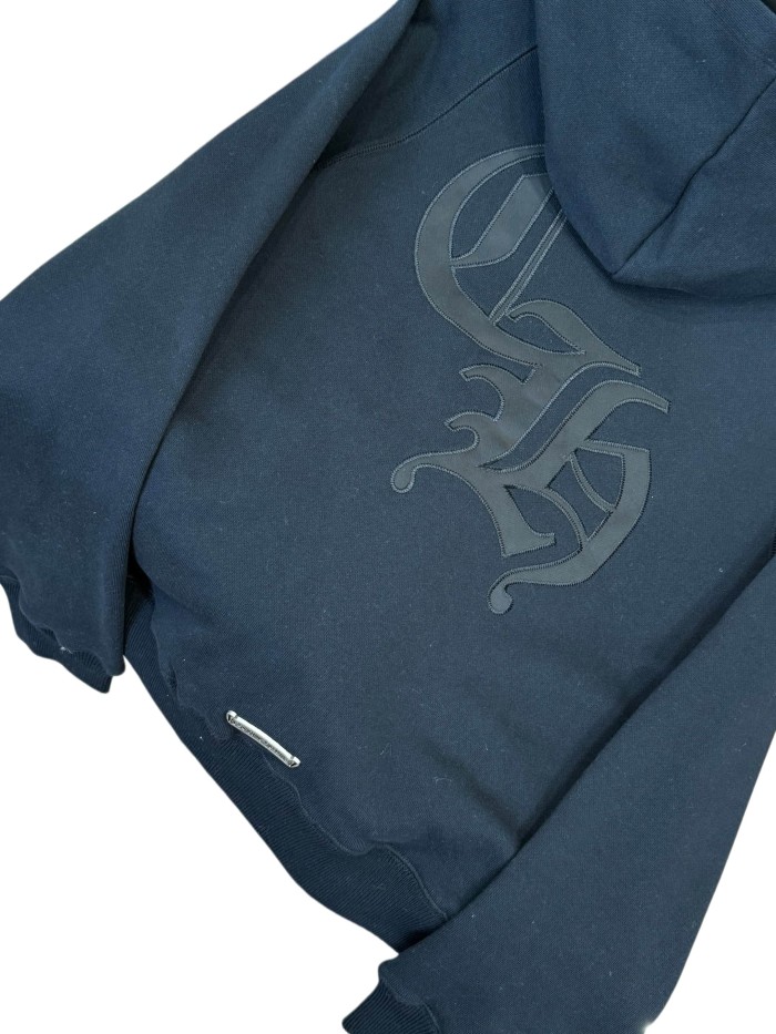 1:1 quality version French Terry Cross Patch 3D Embroidered Hoodie 2 colors 28938242
