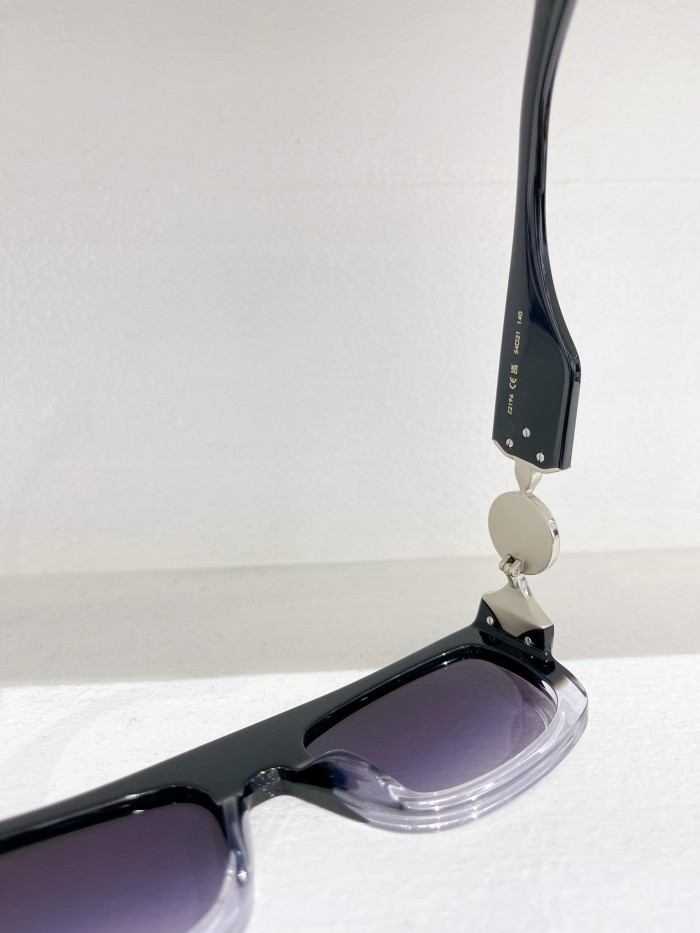 1:1 quality version Metal flower mirror legs square frame glasses 6 colors