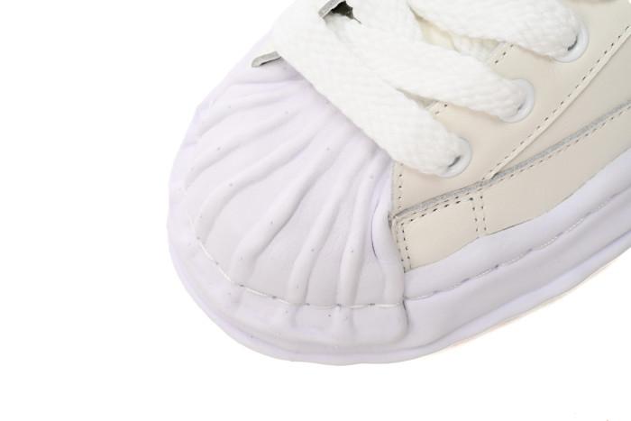 M@ison Mih@r@ Blakey OG Sole Leather Low White A06FW702 NO.702