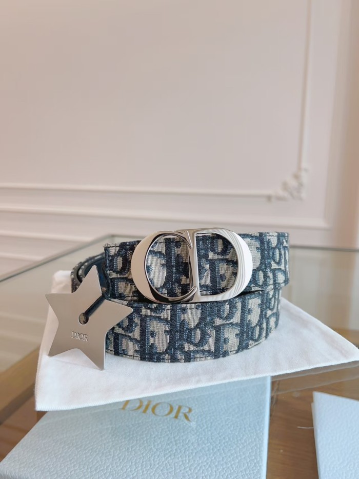 1:1 quality version Oblique Jacquard Double-Sided Smooth Buckle Belt 28689758