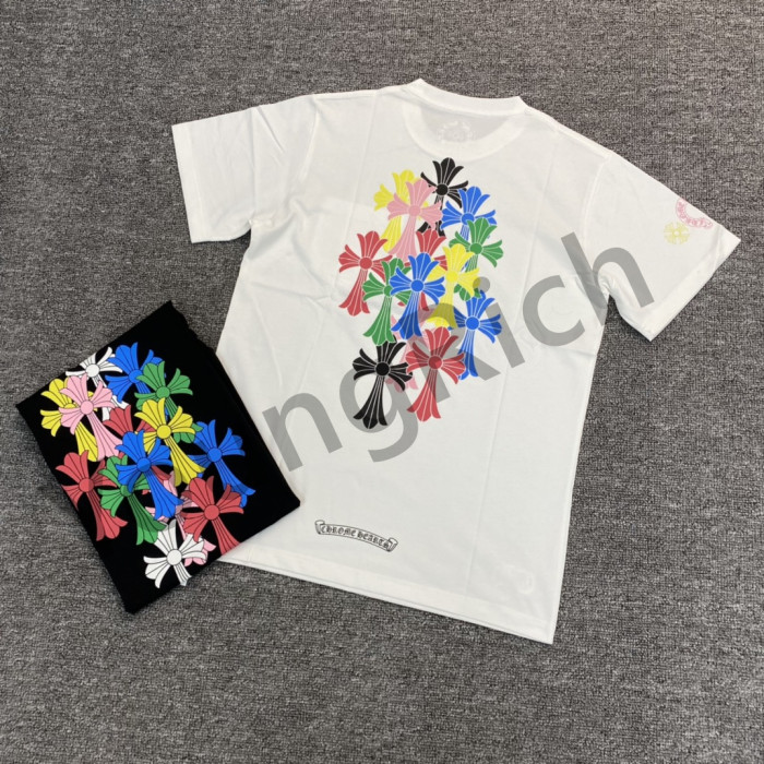1:1 quality version Colorful Cross tee 2 colors