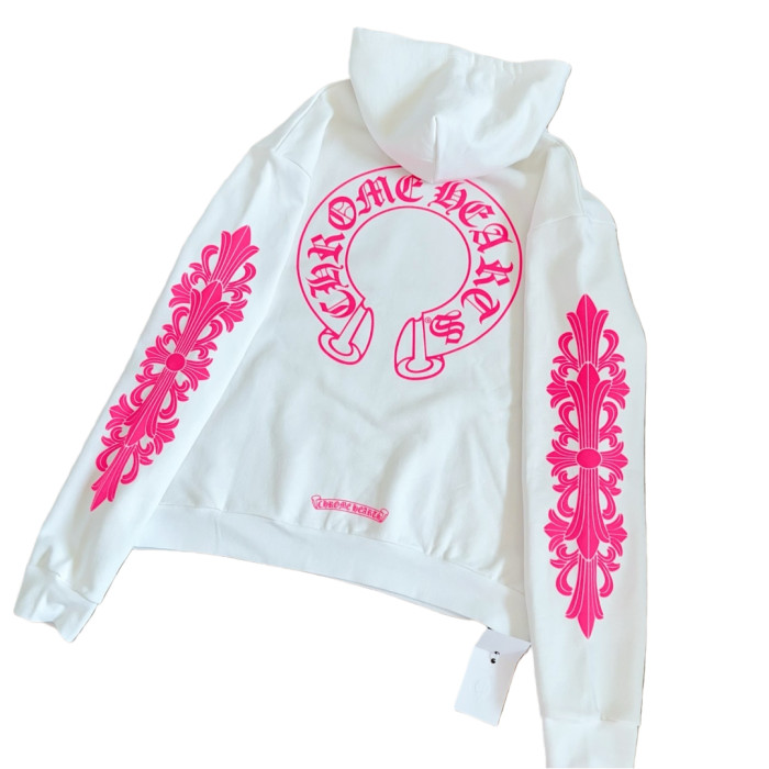 1:1 quality version Back Pink Horseshoe Hoodie 2 colors 28694104