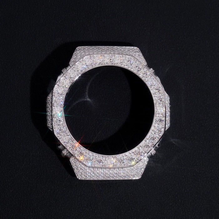 Platinum-Set Moissanite GA2100 Watch Case 28773692