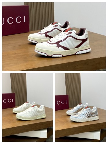 1:1 quality version 28389315 Re-Web Striped Leather shoes 3 colors