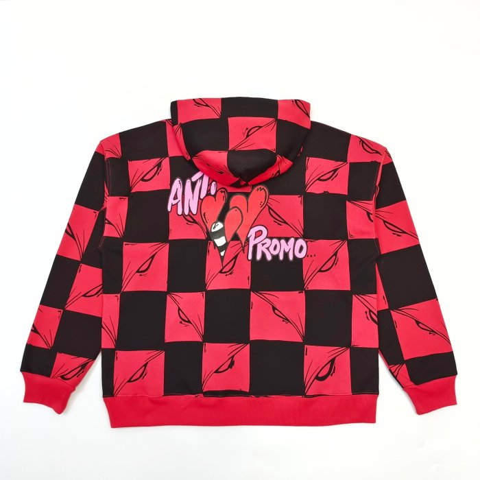 1:1 quality version AP Blue and Black Checkered Hoodie & Pants Set 2 colors 28749373