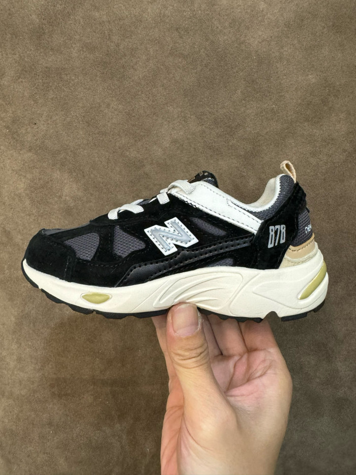 878 Elastic Lace Retro Dad Sneakers for Kids 6 colors 29011048