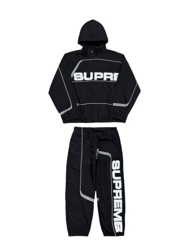 [buy more save more]1:1 quality version Embroidered Letter S Paneled Track Jacket & Pants Set 28705636