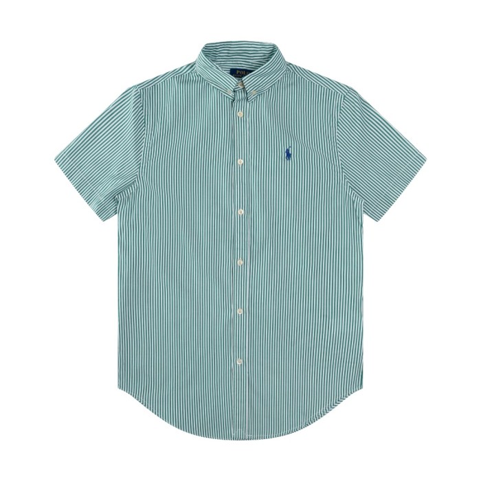 28270252 Silk Brocade Embroidered Logo lapel polo shirt 9 colors