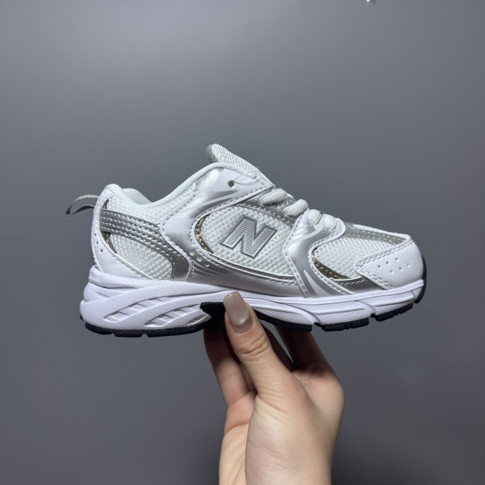 N-logo Mesh Paneled Retro Running Shoes for Kids 8 colors 28997941