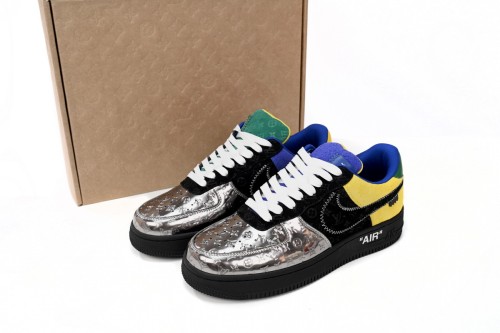 L x N  Air Force 1 Low Silver Yellow 1A9VCH