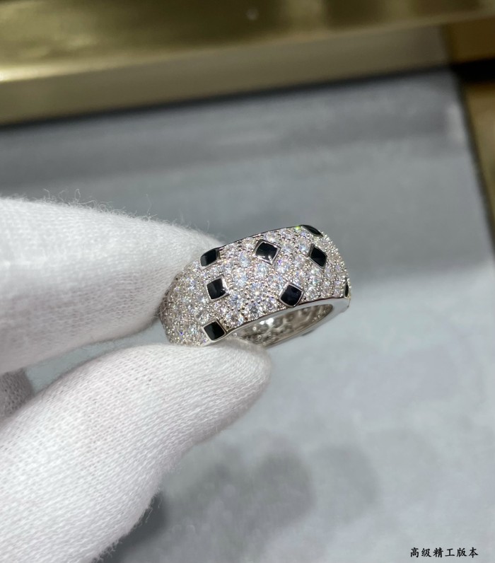 1:1 quality version C@rtier leopard spot ring