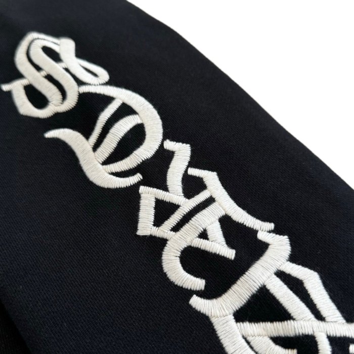 1:1 quality version Sanskrit Alphabet Embroidered Half-Zip Hoodie & Pants Set 28751593