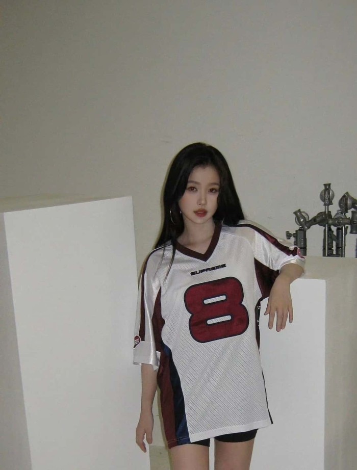 1:1 quality version Co-branded Mesh American Short Sleeve Football Jersey Tee 2 colors 29045931