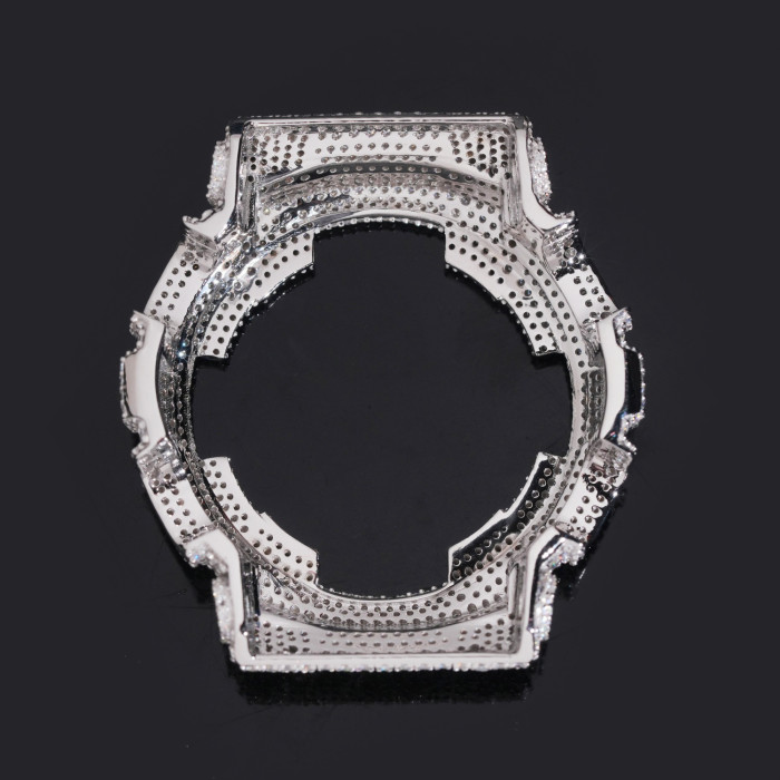 Sterling Silver with Moissanite Stone GMA-S110 Model Watch Case 28782450