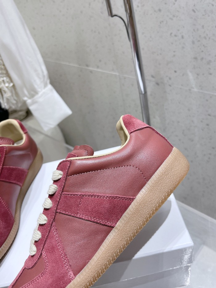 1:1 quality version M@ison 28294758 Leather Patchwork Derby Shoes 39 colors
