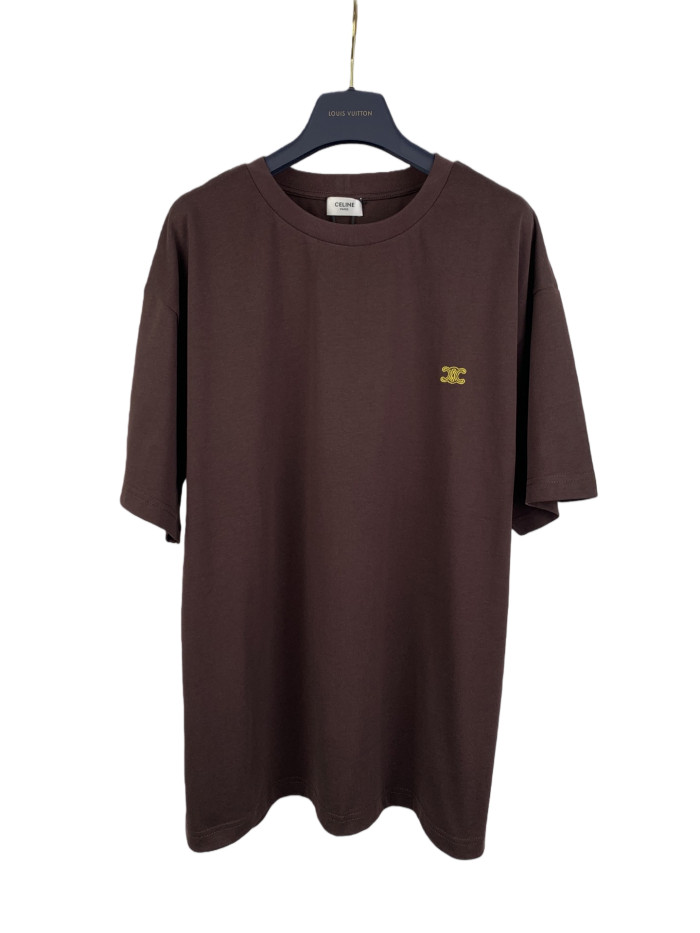 1:1 quality version Embroidered Logo Tee 3 colors 28750250