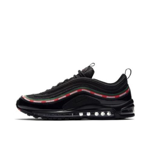 Air Max 97 White Red Green Undefeated Branded Tape Reflective Running Shoes 2 colors 29062783