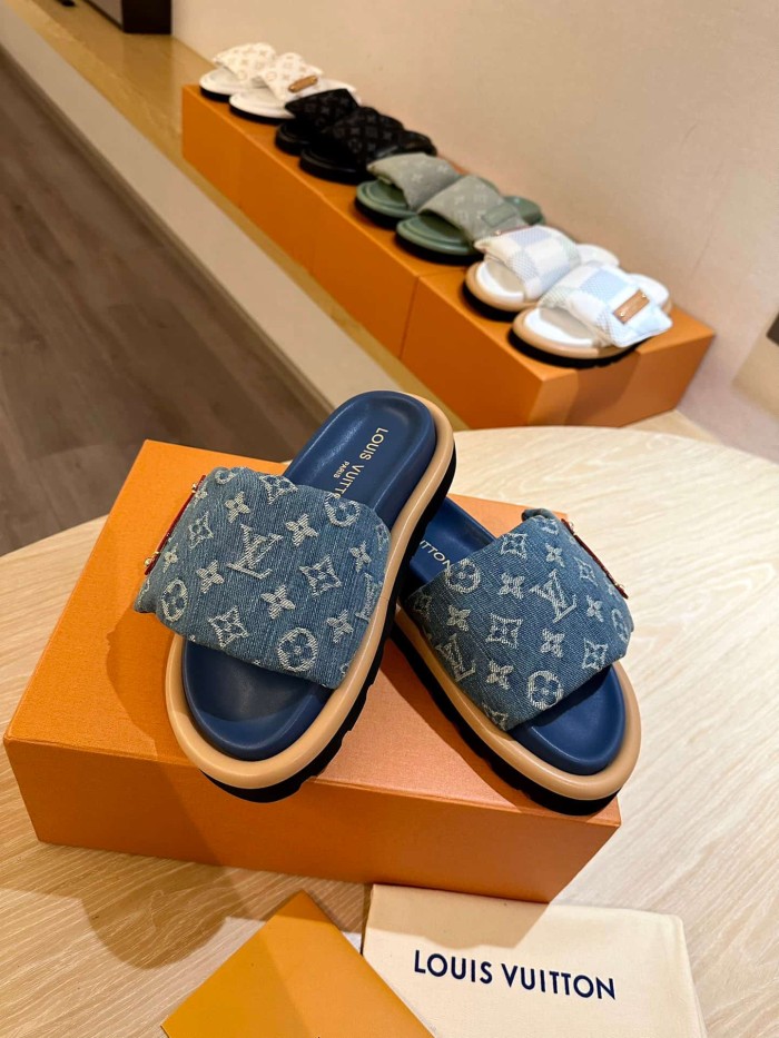 1:1 quality version 3D Logo Floral Velcro Sandals 10 colors 28661452
