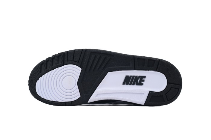 [plus-size shoes] Jordan 3 Retro Black White Leather Basketball Shoes 29043154