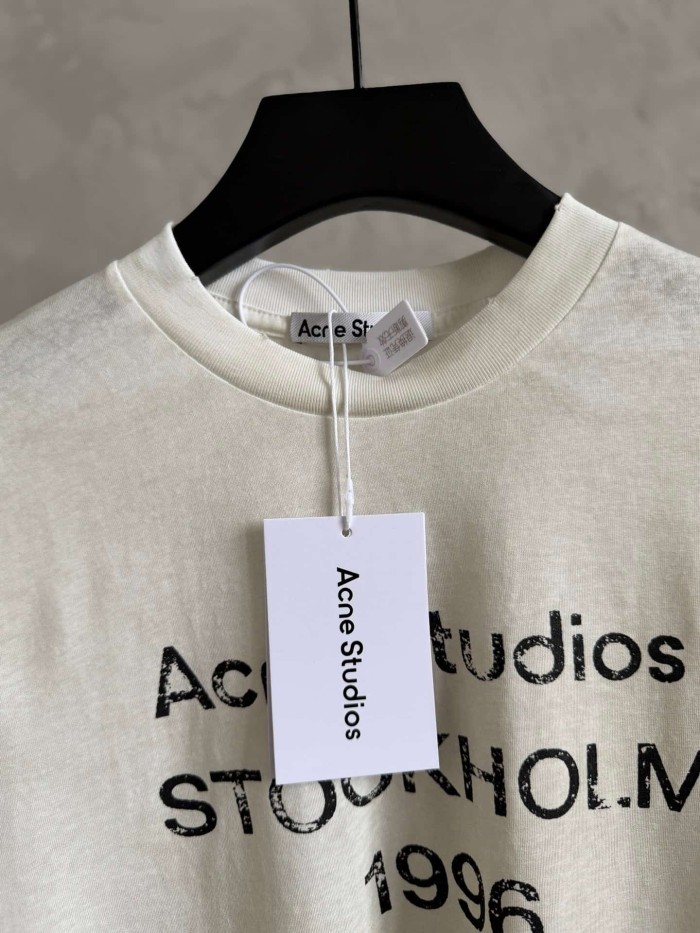 1:1 quality version Stockholm 1996 Print Washed Long Sleeve T-shirt 5 colors 29069248